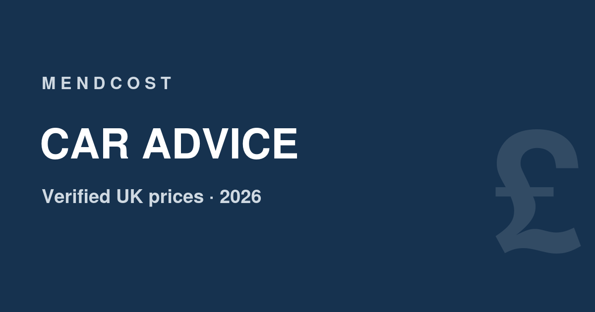 Car advice guides — verified UK information, 2026